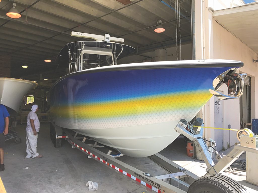 Vinyl Boat Wraps