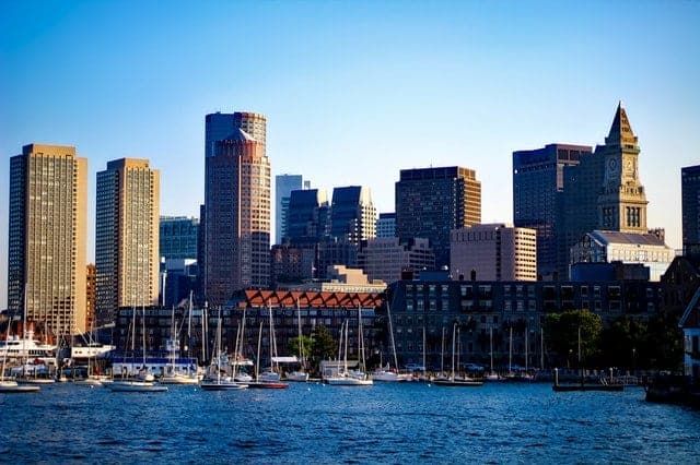 An image of Boston Harbor