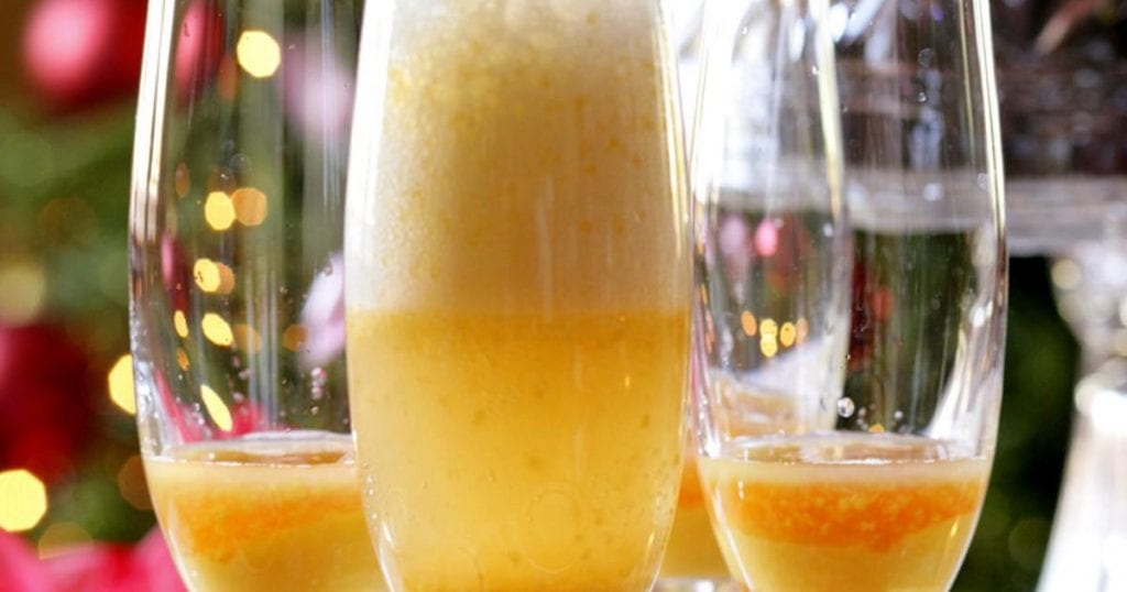 mango bellini cocktail recipe from Southern Boating