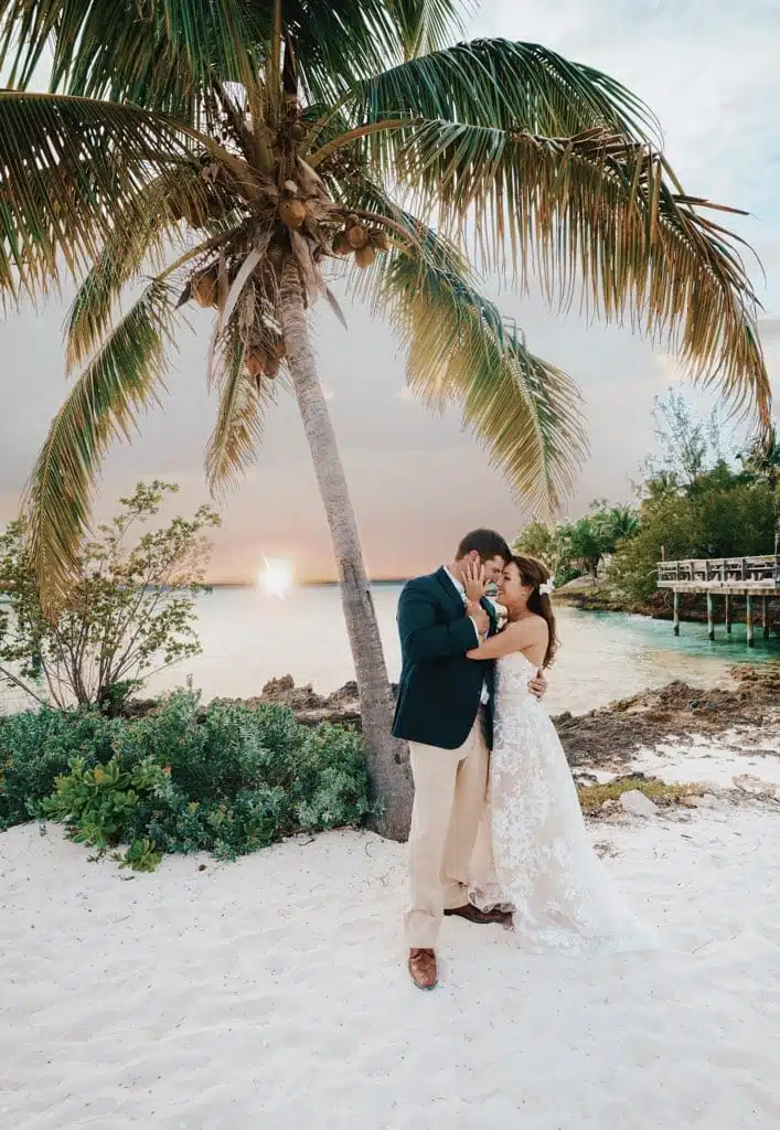 A Bahamian wedding, courtesy of Dana Goodfrey.