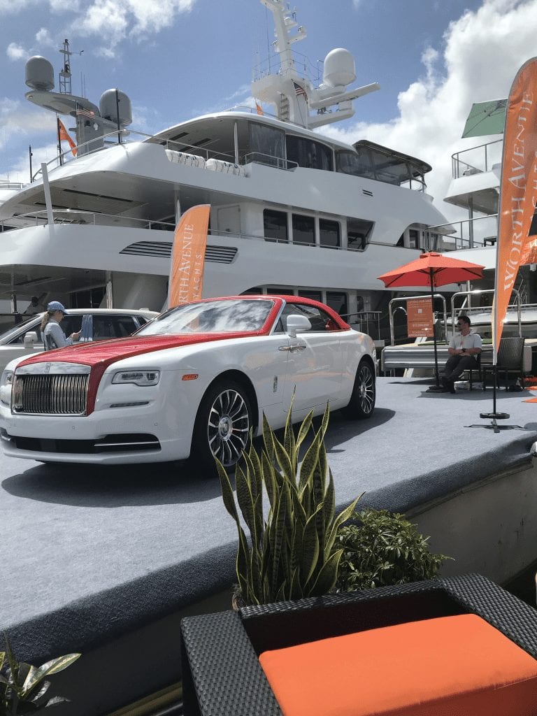 Rolls Royce at the Palm Beach Boat Show