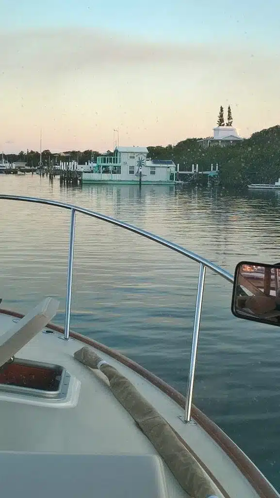 Boat in the Bahamas