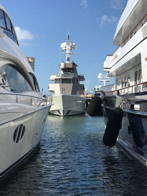 Yachts at Palm Beach