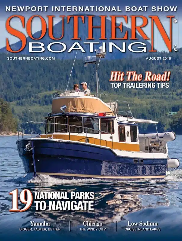 August 2016 cover Southern Boating