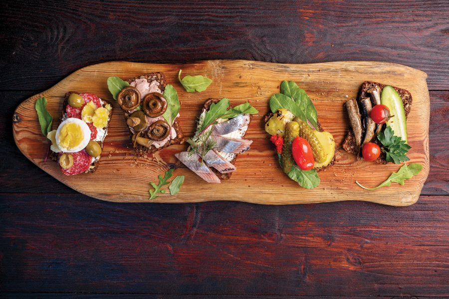 an image of a true Smørrebrød