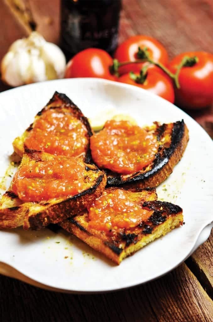 an image of catalan tomato bread 