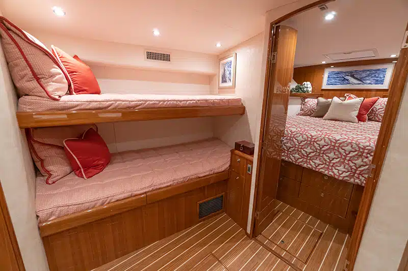 Interior of boat