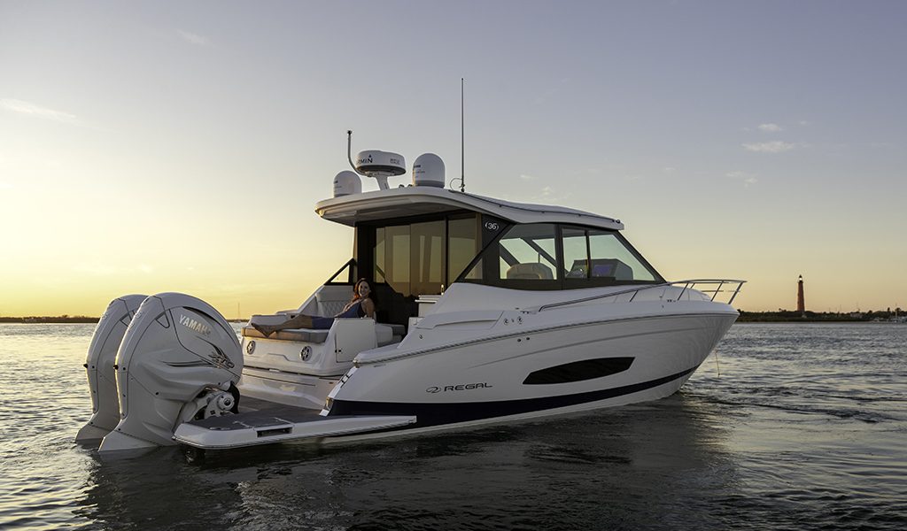 Regal 36 Grand Coupe Xo Flibs 2020 Preview Southern Boating