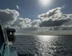 Ferry trip horizon view heading to the grand bahamas