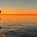 An ocean sunset near Grand Bahamas