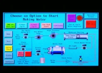 Watermaker screen options