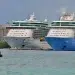 Island Cruise Ships in Nassau, Bahamas.