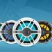 An array of JL Audio Marine Speakers displaying customization options