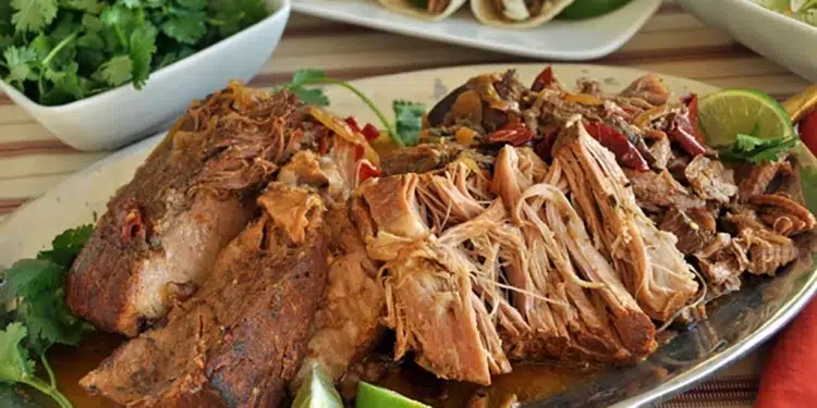 Shredded Cuban pork (lechon asado)