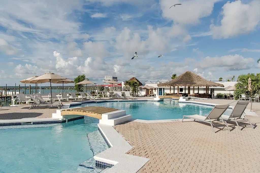 Pool side view of Abaco Beach Resort