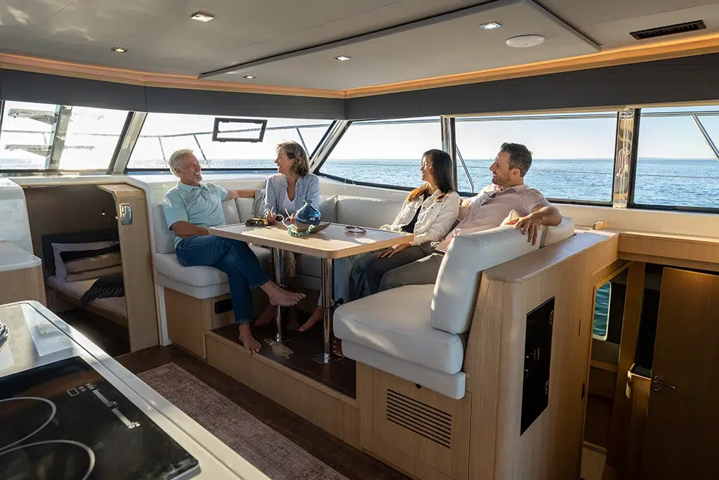The Aquila 42 Salon Has Plenty of Space for Guests