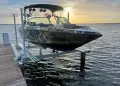Monohull on a Sunstream boat lift