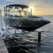 Monohull on a Sunstream boat lift