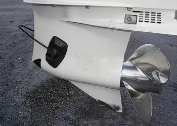 Outboard Motor Maintenance showing a clean prop