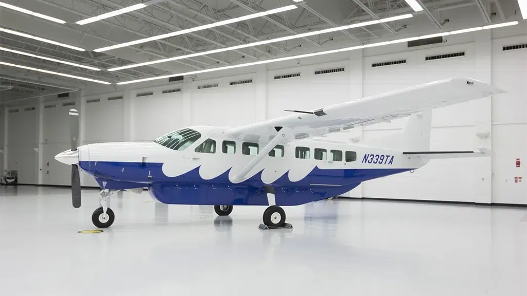 Tropic Ocean Aircraft in a hangar