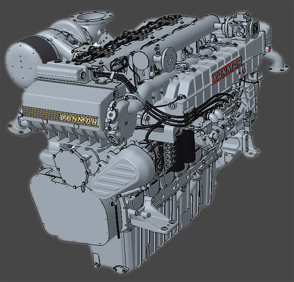 Yanmar Hydrogen Powered Marine Engine