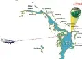 Tropical Travels to the Bahamas - A map