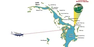 Tropical Travels to the Bahamas - A map