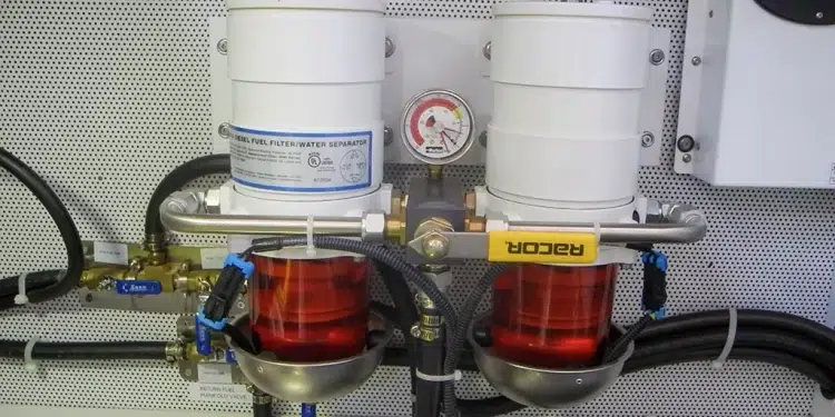 RACOR diesel filter turbine system