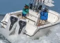 Dual Honda BF350's on a SeaVee Center Console