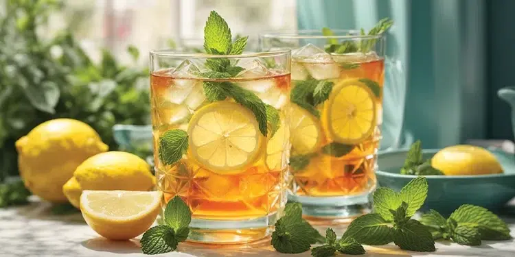 Tea mocktails and sandwich recipes
