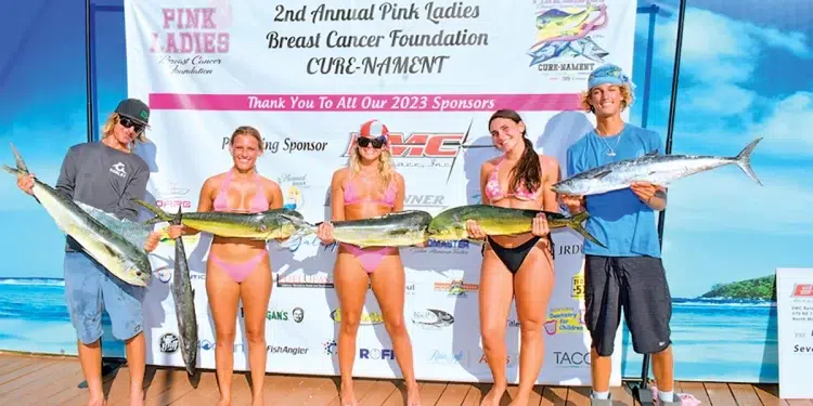Five breast cancer fishing tournament winners