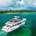 A yacht charter cruising the Bahamas islands