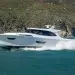 Eclipse 505 Shadow running across water with a cliff in the background