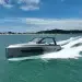 Schaefer Yachts V44 Running shot away from an island backdrop