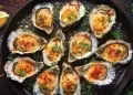 Oysters on a platter