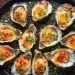 Oysters on a platter