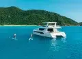 Readers Choice Awards 2025 with a catamaran anchored offshore
