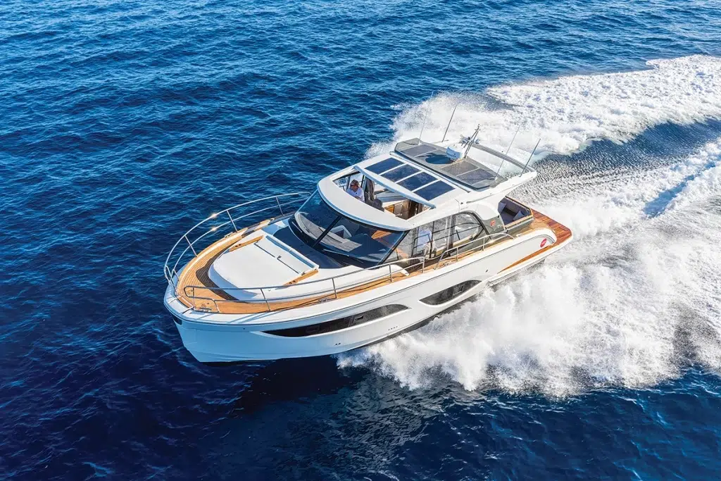 The Marex 440 Express cruiser boat