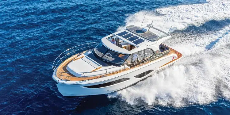 The Marex 440 Express cruiser boat