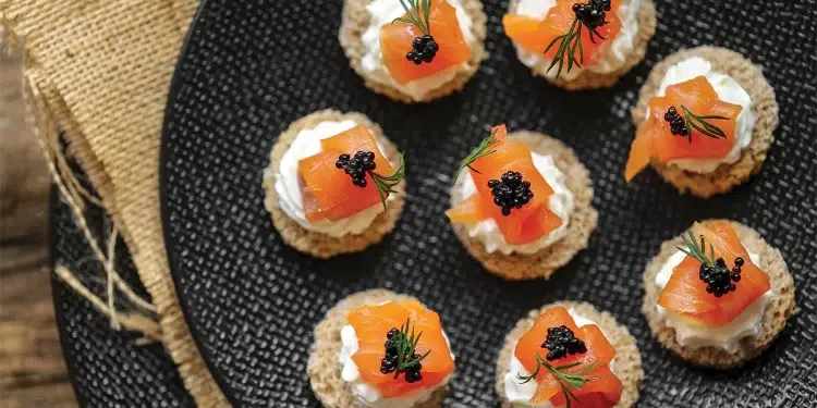Elegant canapé recipes