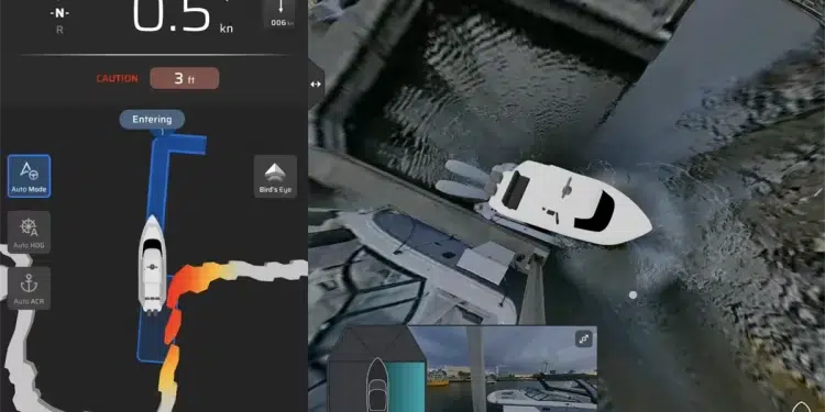 Avikus boat docking system