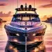 Florida anchoring laws - an image of a power motoryacht at anchor.