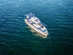 Axopar 29 aerial view