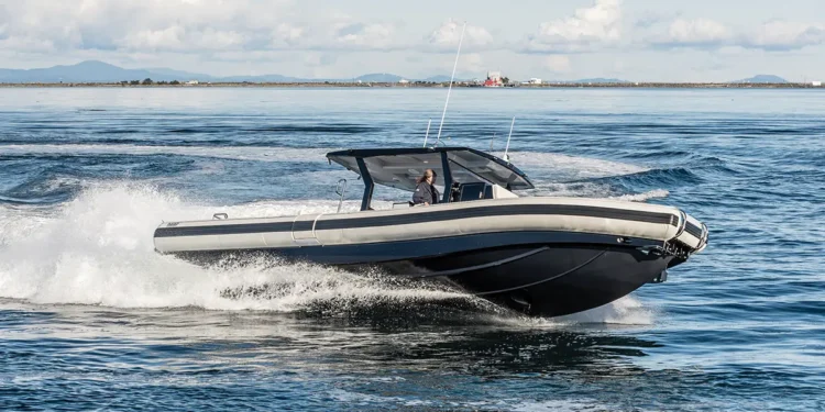 One of 2025's best RIB boats cutting across water