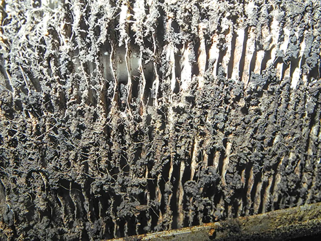 A dirty Marine AC filter