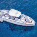 Wellcraft's New Center Console Boat anchored at sea