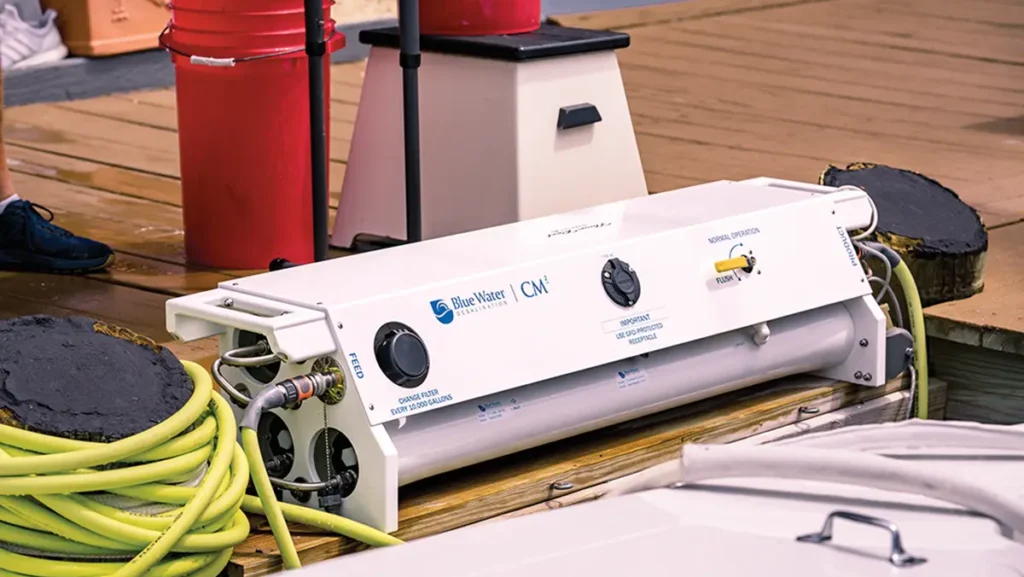 Blue Water Desalination's ClearMate freshwater reverse osmosis system