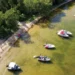 Boats in the bay at Wisconsin's Peninsula State Park
