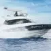 TOMA-TOP on the flybridge of a yacht running across water