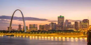 St. Louis, Missouri, USA Skyline